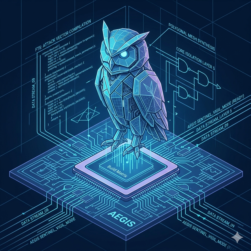 AEGIS Blueprint auf Chip-Matrix